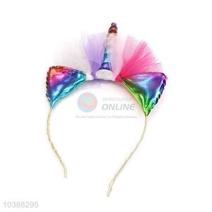 Creative Unicorn Design Party Hair Clasp For Children