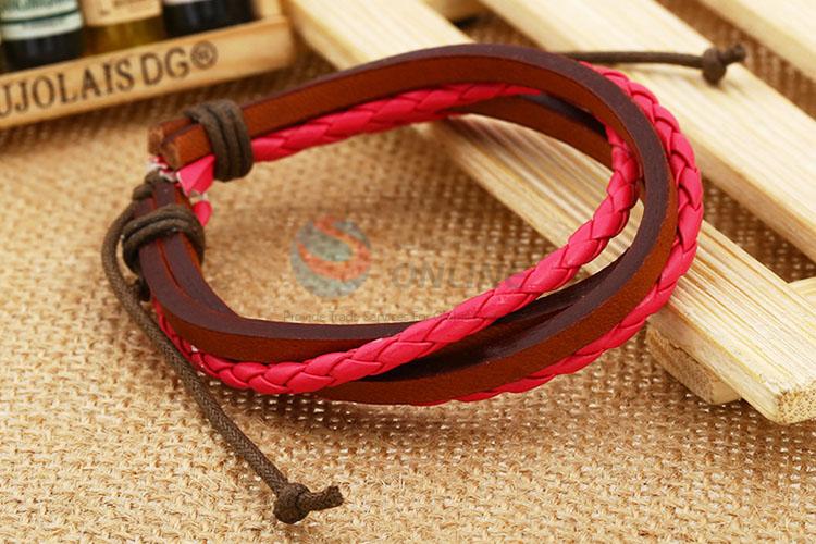 Top Quality Leather Woven Bracelet Fashion Accessories