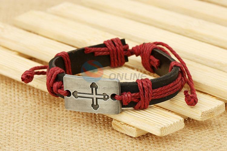 Retro Design Hemp Rope Woven Bracelet Cheap Wristband