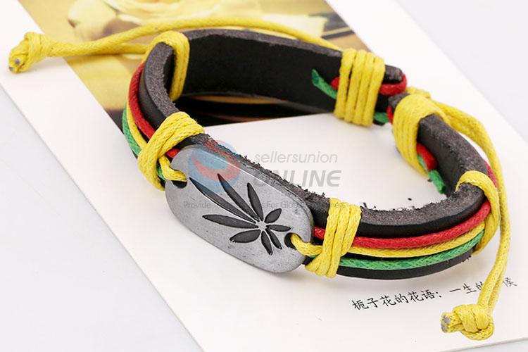 Good Sale Fashion Wide Bracelet Leather Hand Band Bracelet