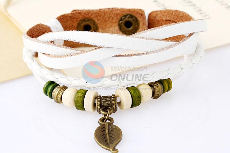 Fashion Hand Ornament Leather Woven Bracelet