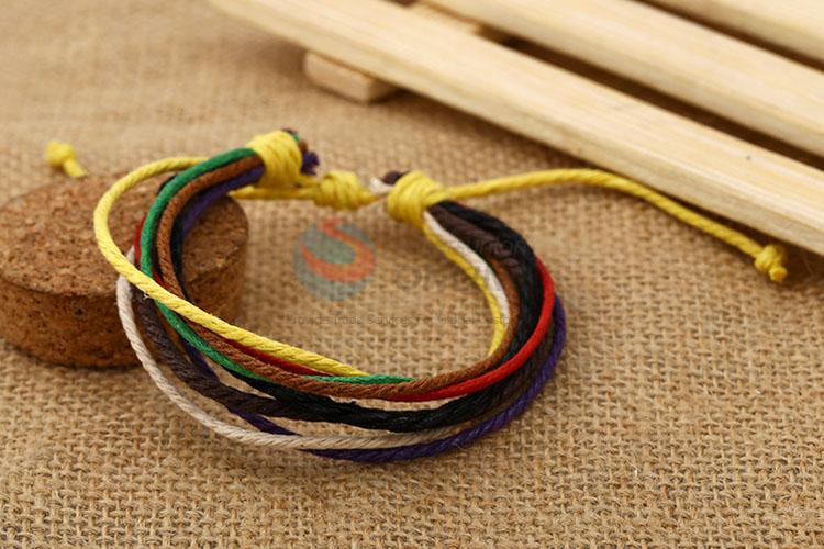 Creative Design Hemp Rope Bracelet