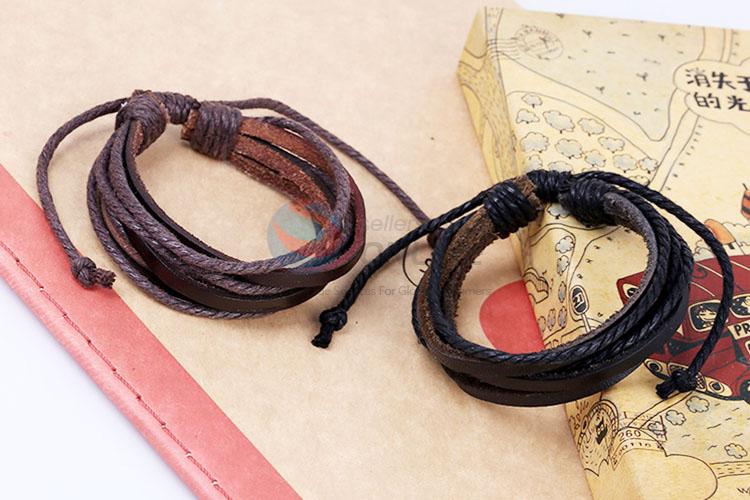 Personality Design Woven Leather Bracelet