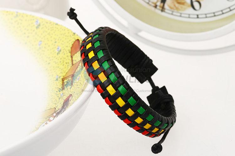 New Arrival Colorful Leather Bracelet Fashion Wristband