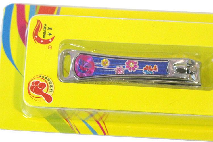 Custom Flower Pattern Stainless Steel Nail Clipper