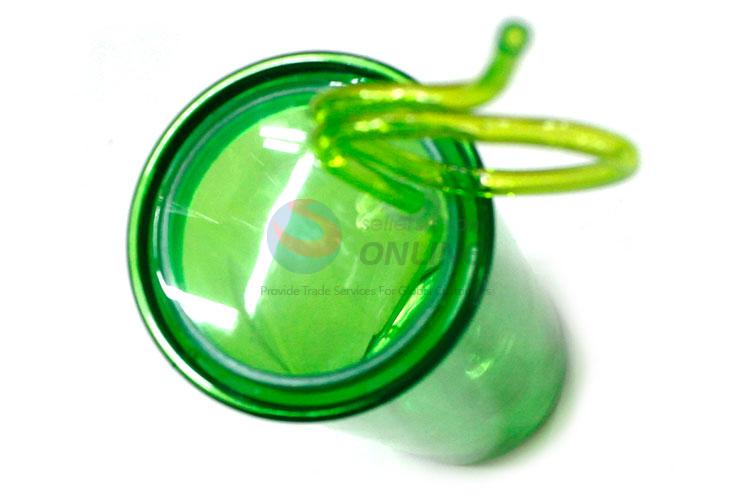 Durable Green Plastic Cup with Straw for Sale