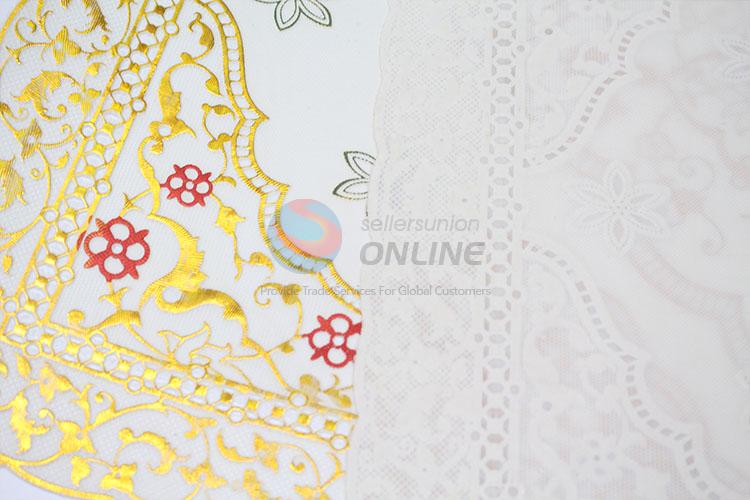 China factory square pvc placemat