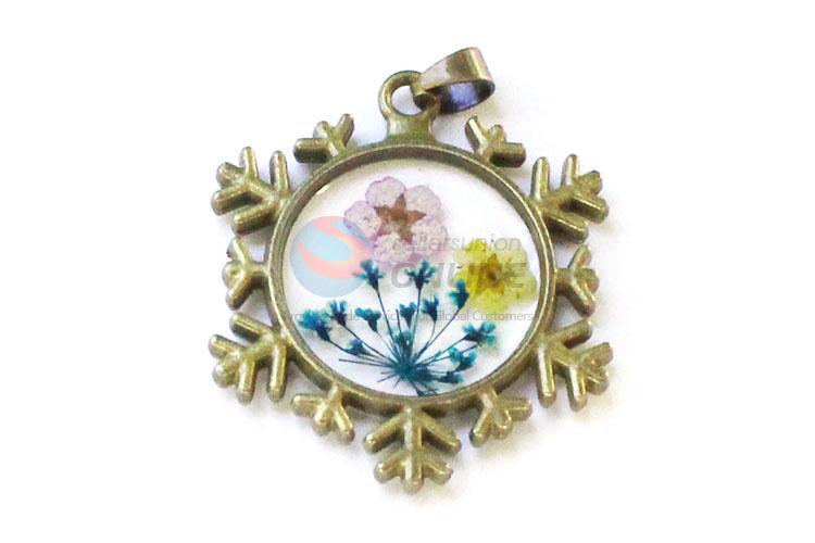 High Quality Real Flower Pendant With Chain