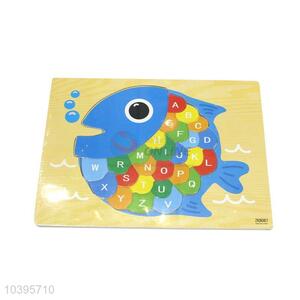 FHot selling educational fish shaped letters puzzle