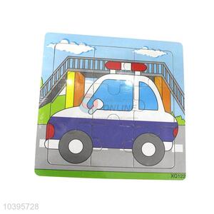 New style beautiful educational police car puzzle