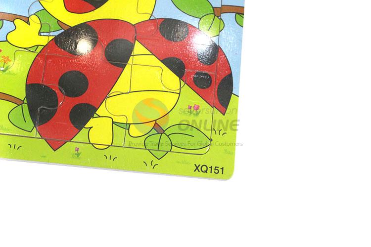 Super quality low price educational ladybird puzzle