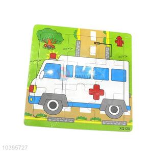 Cheap high quality educational ambulance puzzle