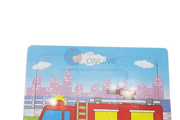 Cheap wholesale educational fire truck puzzle