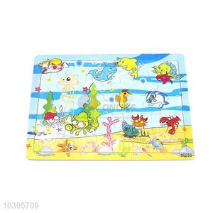 Popular design low price educational sea animal puzzle