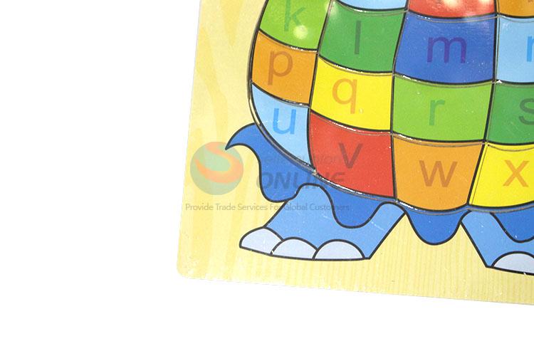 Wholesale educational elepant shaped letters puzzle