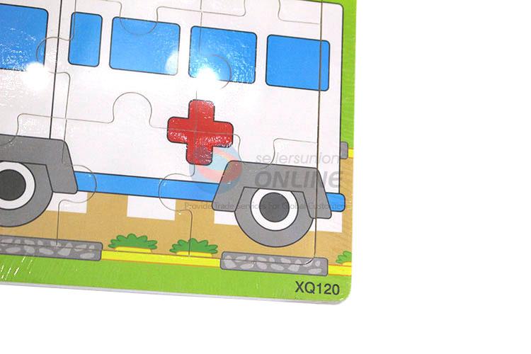 Cheap high quality educational ambulance puzzle