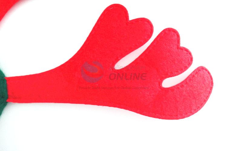 Popular Red Antler Shape Hair Clasp Christmas Decoration