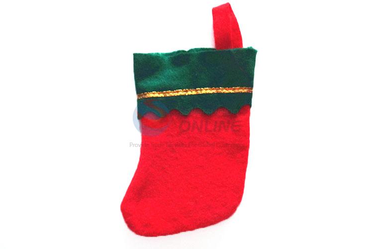 Fashion Christmas Tree Decoration Nonwovens Christmas Sock