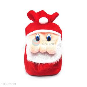 Wholesale Funny Pattern Pleuche Christmas Plush Bag