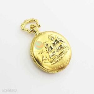 Quartz Movement Skeleton Pocket Watch