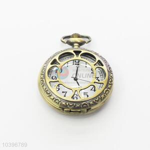 Quartz Movement Skeleton Pocket Watch