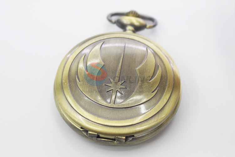 Quartz Movement Skeleton Pocket Watch