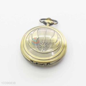 Quartz Movement Skeleton Pocket Watch