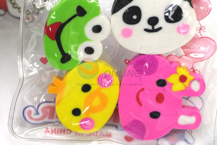 Top Selling Cartoon Animal Design Eraser for Student