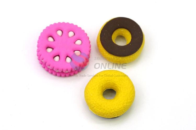 Factory Hot Sell Dessert Design Eraser for Student