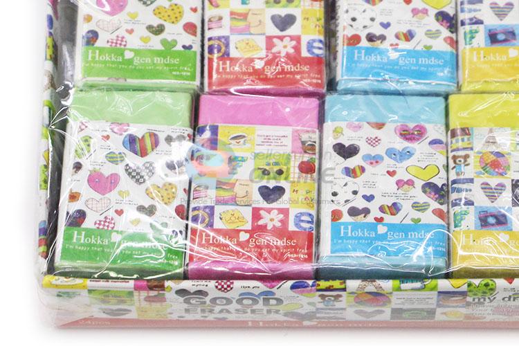 Hot Sale Eraser with Cartoon Wrapping Paper for Student