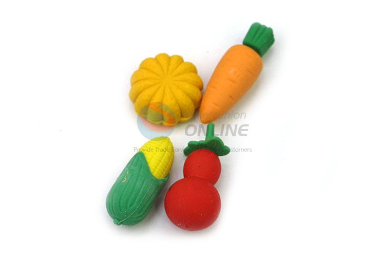 Factory Supply Vegetable Design Eraser for Student