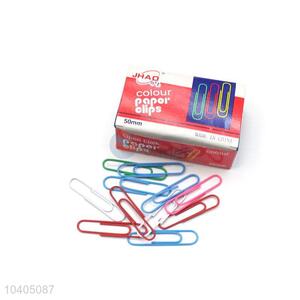 Factory hot sale customized package colorful paper clips