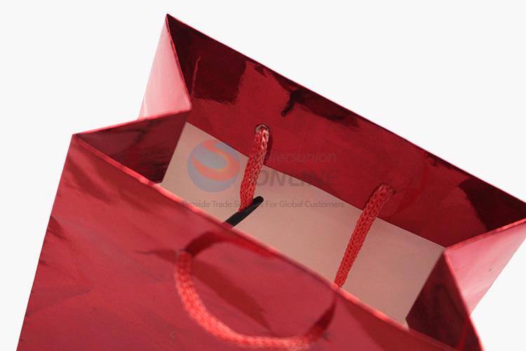 High quality promotional laser laminated gift bags with handles