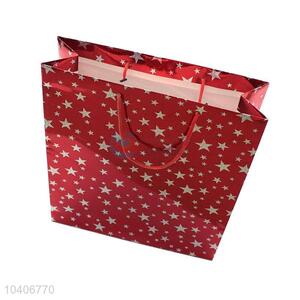 Fancy design hot selling laser laminated gift bags with handles