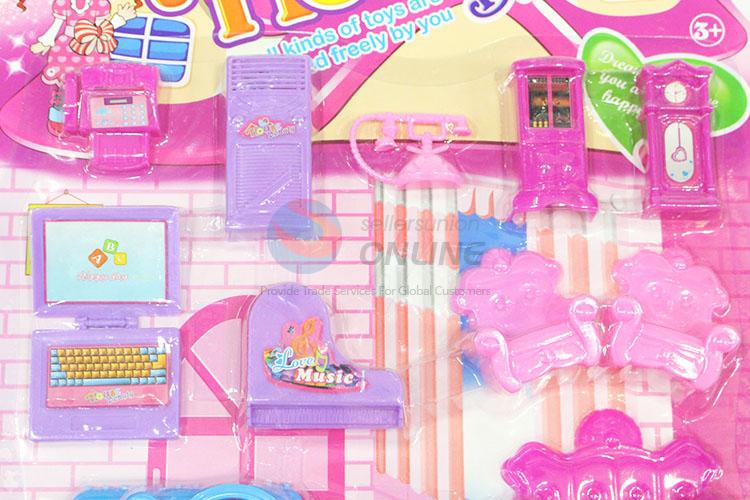 China Factory Girl Plastic Villa Toy Furniture Set