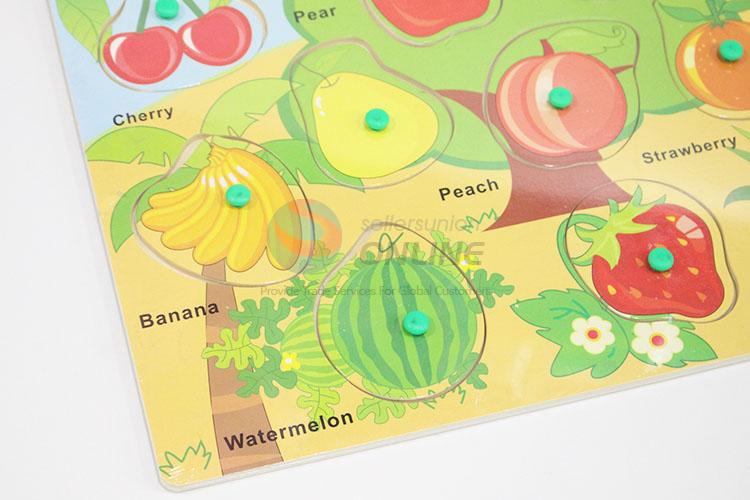 Fruits Printing Wooden Puzzles Set