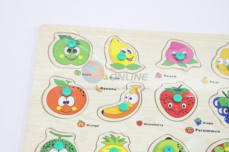 Fruits Wooden Puzzles Set For Promotion