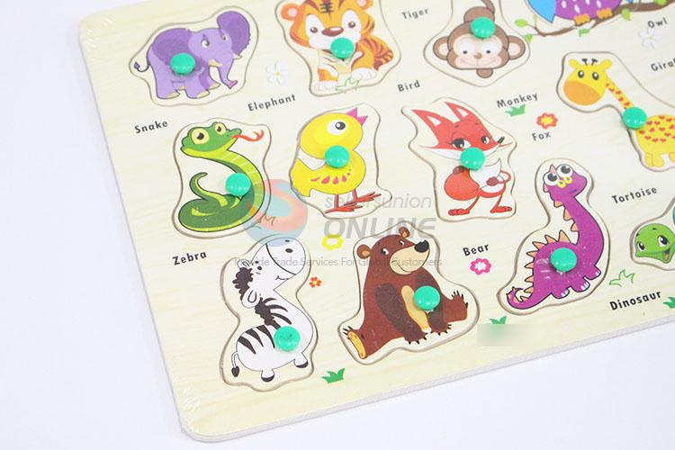 Animals Pattern Wooden Puzzles Set