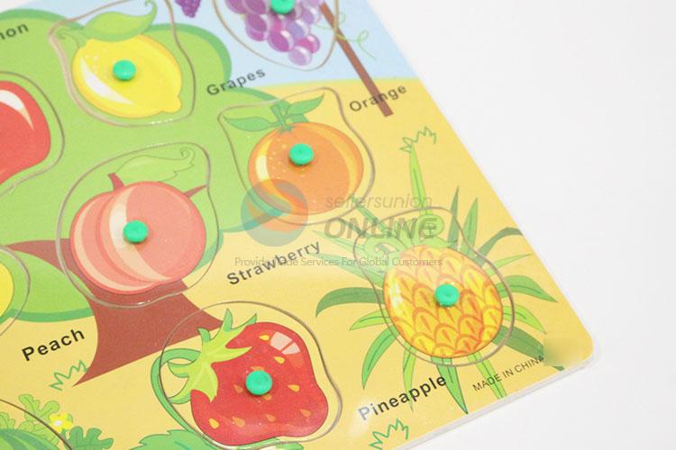 Fruits Printing Wooden Puzzles Set