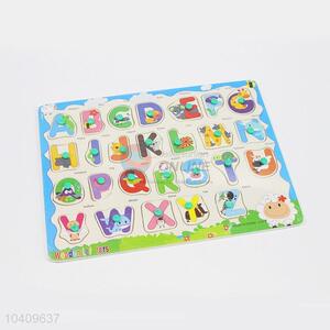 Cartoon Capital Letter Wooden Puzzles Set