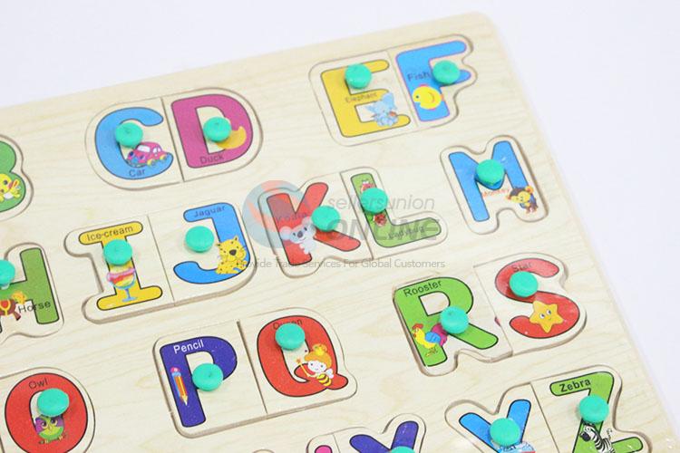 Capital Letter Wooden Puzzles Set For Promotion