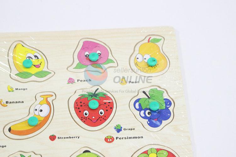 Fruits Wooden Puzzles Set For Promotion