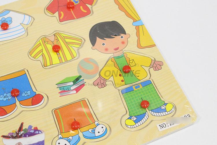 Boys Pattern Wooden Puzzles Set