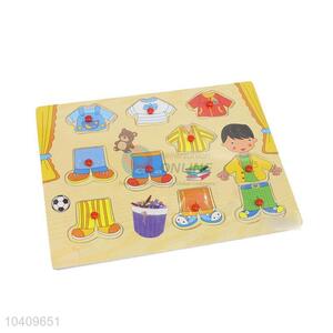 Boys Pattern Wooden Puzzles Set