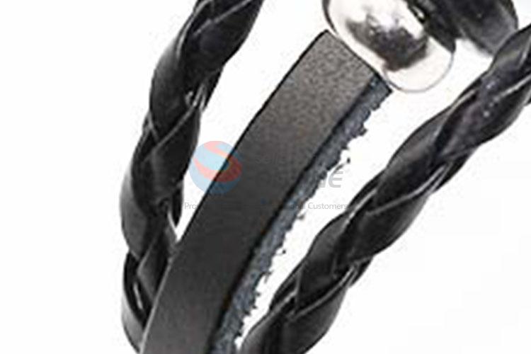 Made In China Braided Leather Wristband