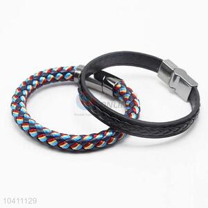 New Style Unisex Braided Leather Bracelet