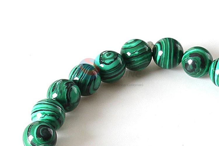 Promotional Green Jewelry Beads Natural Gemstone Bracelet