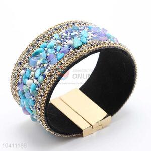 Factory Price High Quality Leather Wrap Wristband