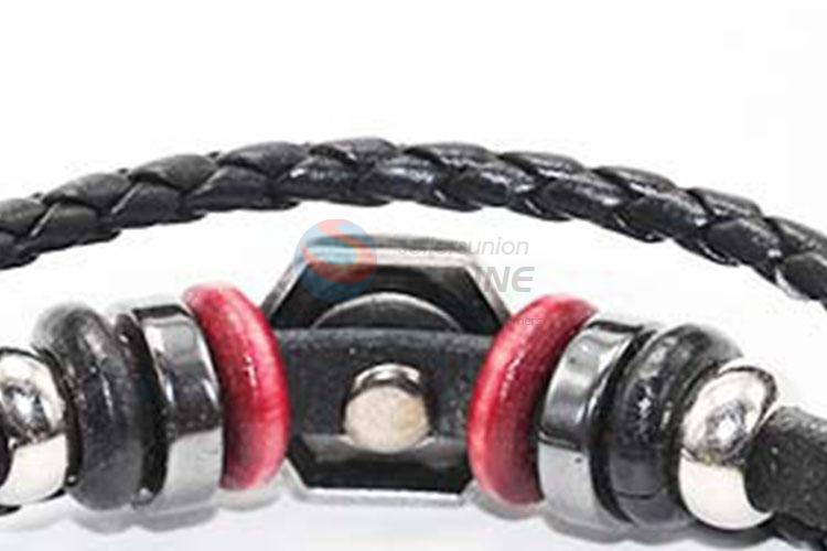 Wholesale Low Price Fashion Leather Wristband