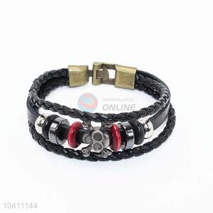 China Supplies Wholesale Braided Leather Bracelet